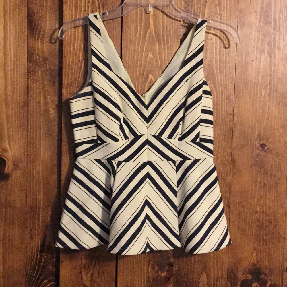 Anthropologie peplum top